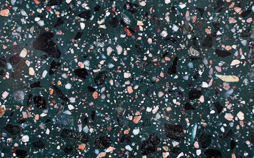 Jade Quartz slab HF-YS1809