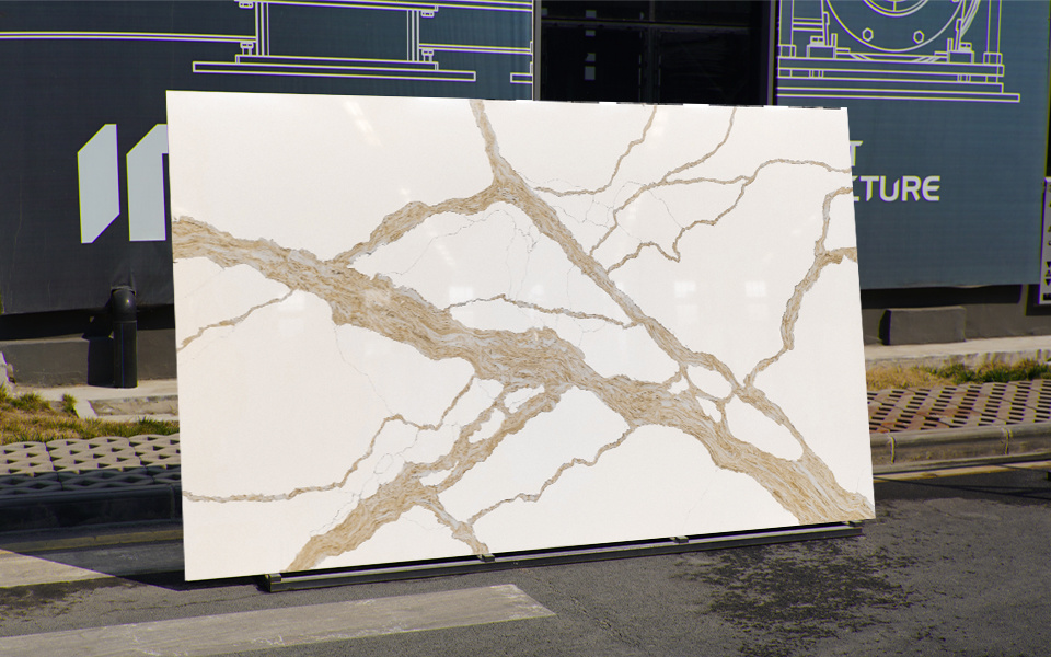 Quartz Calacatta Slab 2506