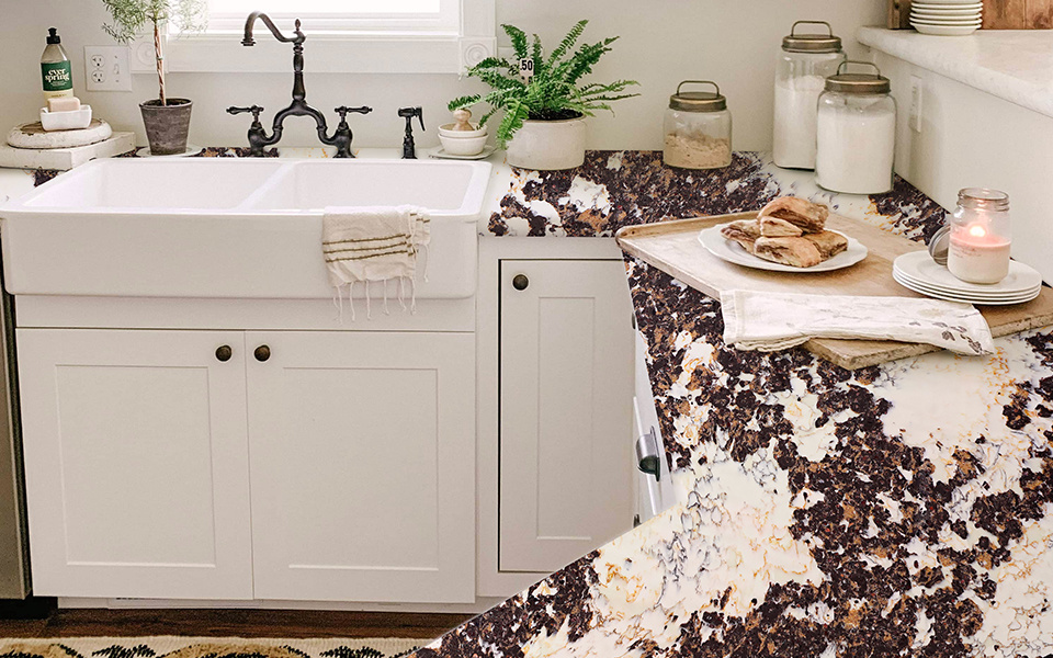 Jade Quartz Countertop LYM9005