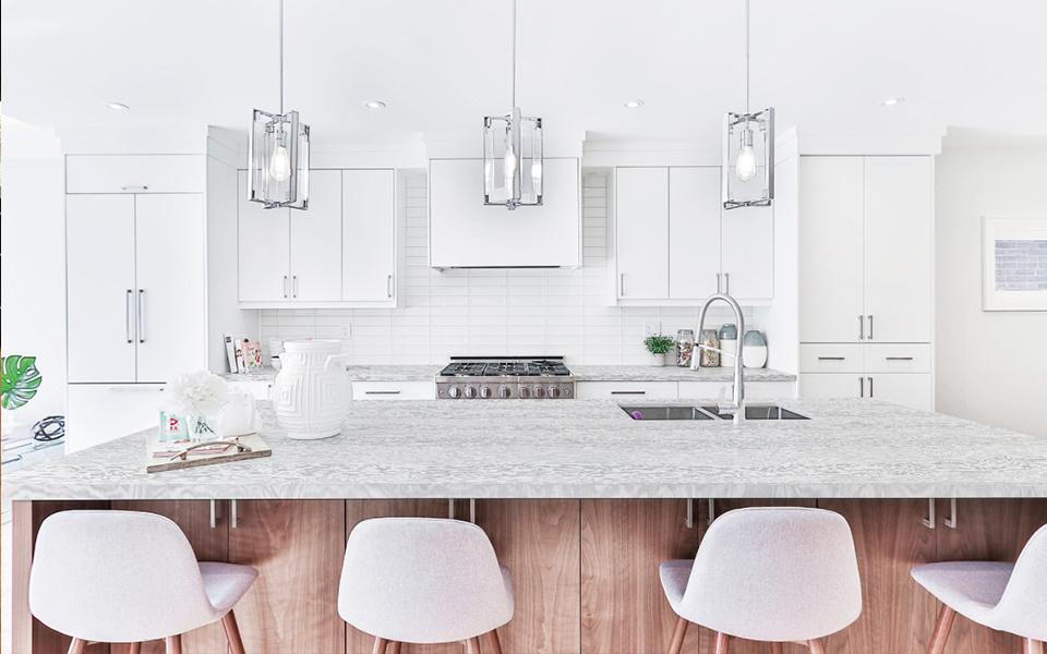 Quartz Calacatta Slab 9009