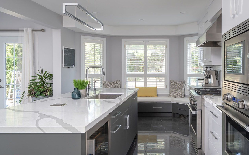 Calacatta Quartz Countertop MX1100