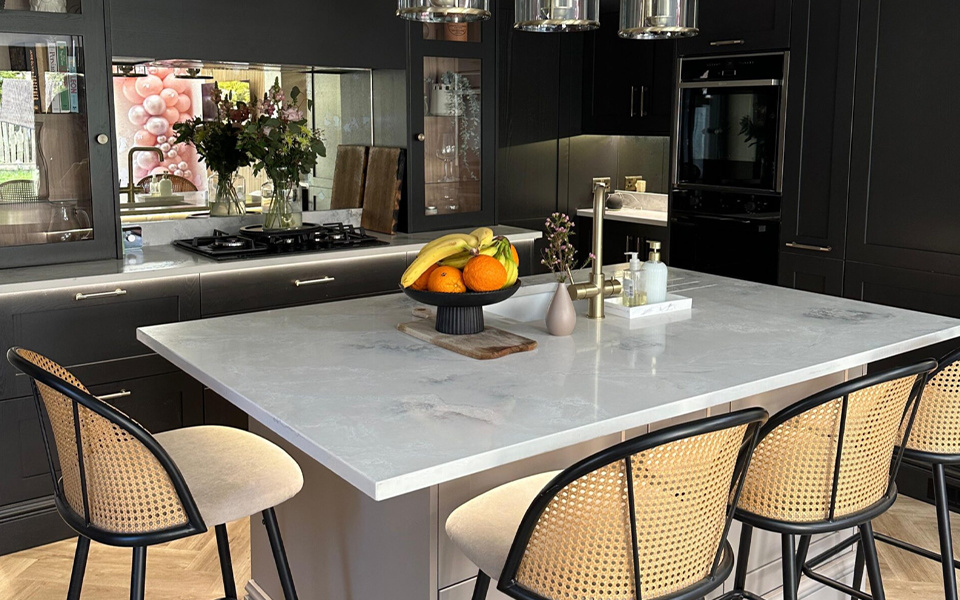 Quartz Slab Carrara HTL1113