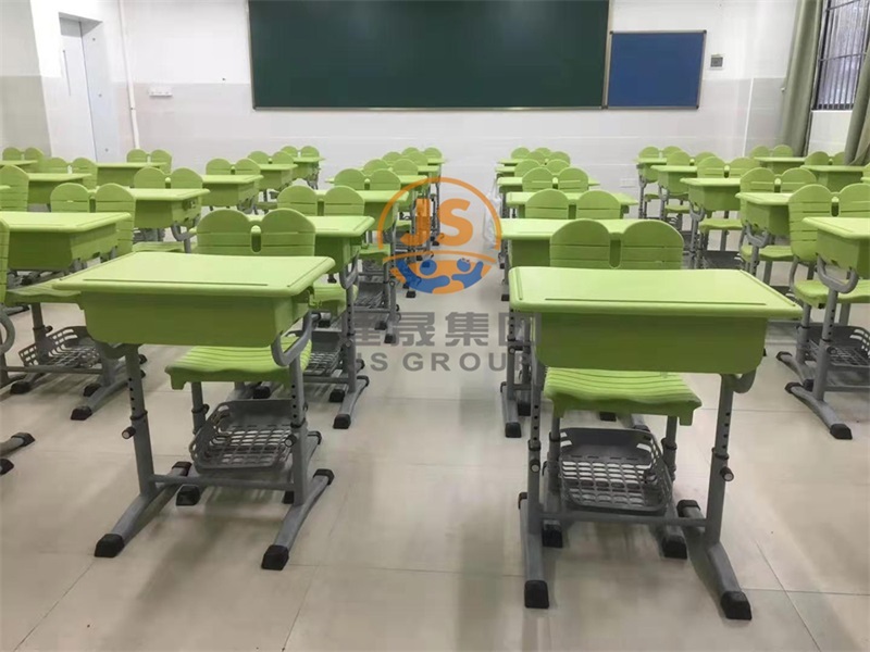 Jiansheng Furniture Cooperation Project - Case Study of Inserting and Pulling Straight Rod Elevating Desks and Chairs at Guangzhou Kaiyuan School