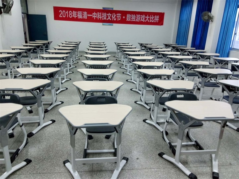 Jiansheng Furniture Cooperation Project Fuqing One Type - Staircase Teacher Chair and Combination Adjustable Desks and Chairs