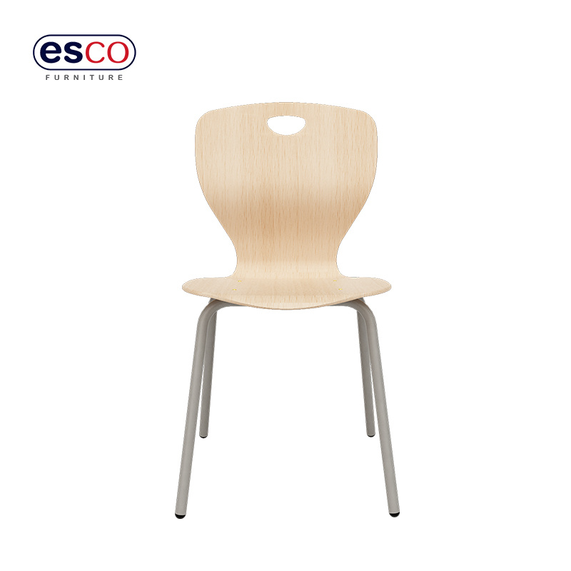 ESCO新款木纹N型椅课桌厂家
