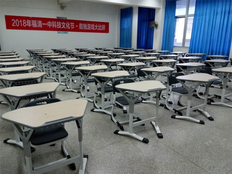 Jiansheng Furniture Cooperation Project Fuqing One Type - Staircase Teacher Chair and Combination Adjustable Desks and Chairs