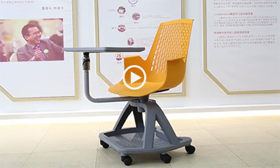 学校家具带滑轮方便可移动新款录播椅