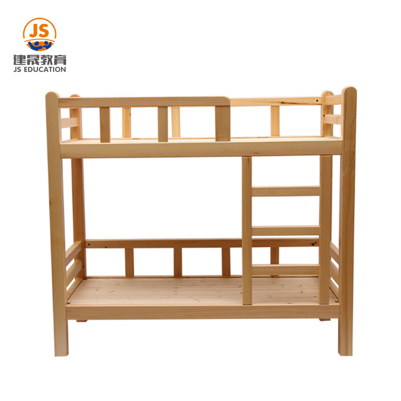 Kindergarten bed, solid wood children's bed, double bed, student dormitory apartment, solid wood bunk bed, high and low bunk bed