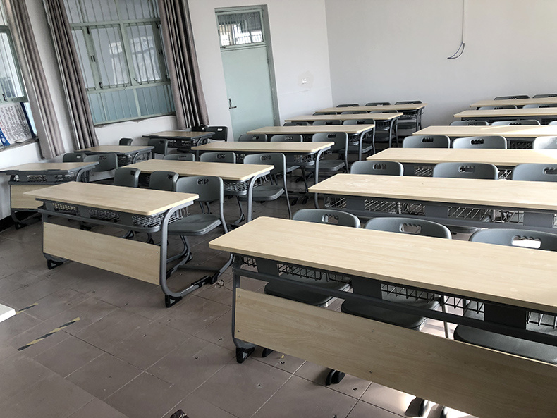 河北大学教室课桌椅、教室阶梯椅项目正式完工
