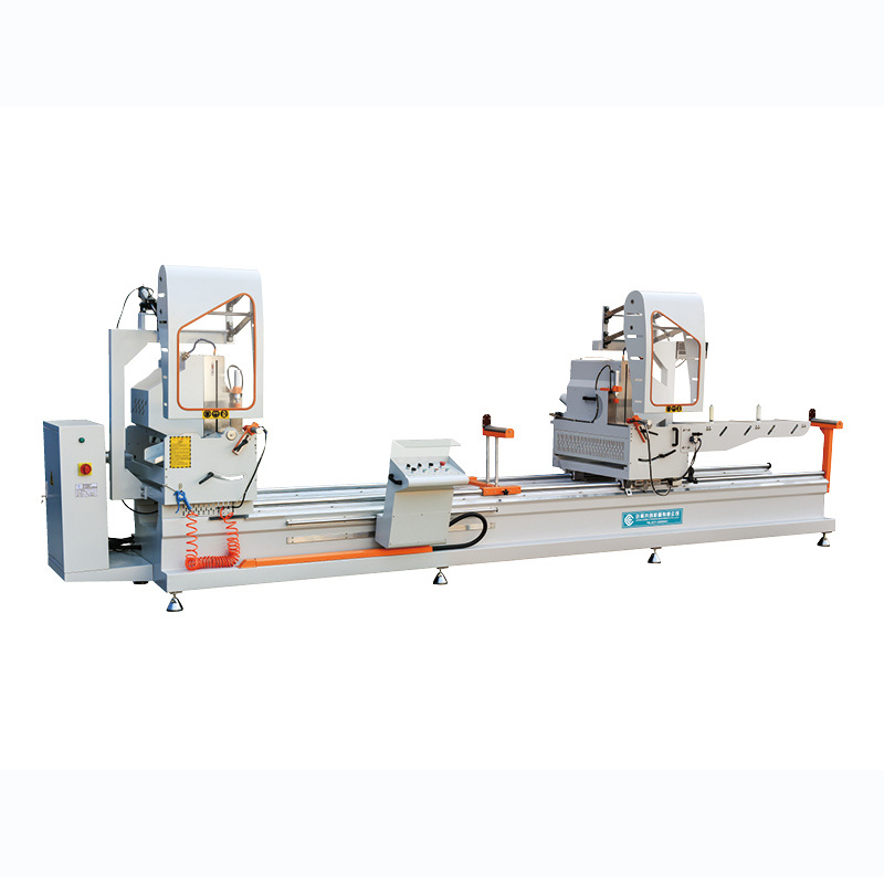 Double-Head Cutting Saw for Aluminum and PVC Pprofile window machine