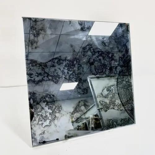 Antique mirror glass