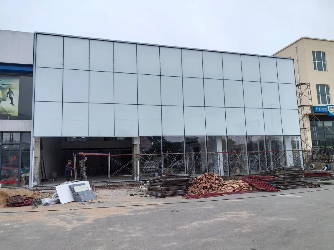 Hidden-frame glass curtain wall (3)