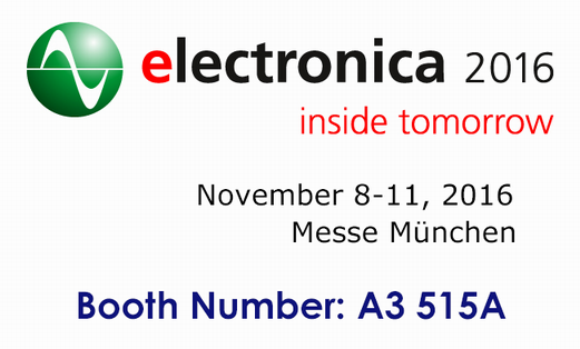 DLC Display will attend electronica 2016 in München