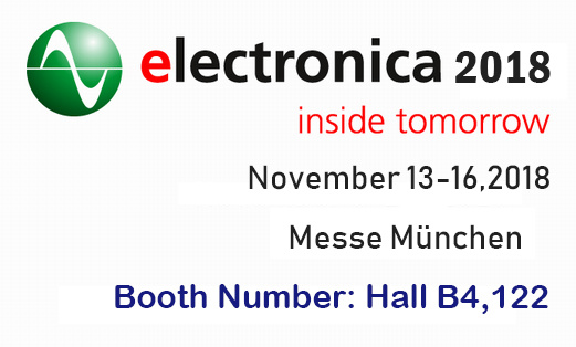 DLC Display will attend electronica 2018 in Messe München