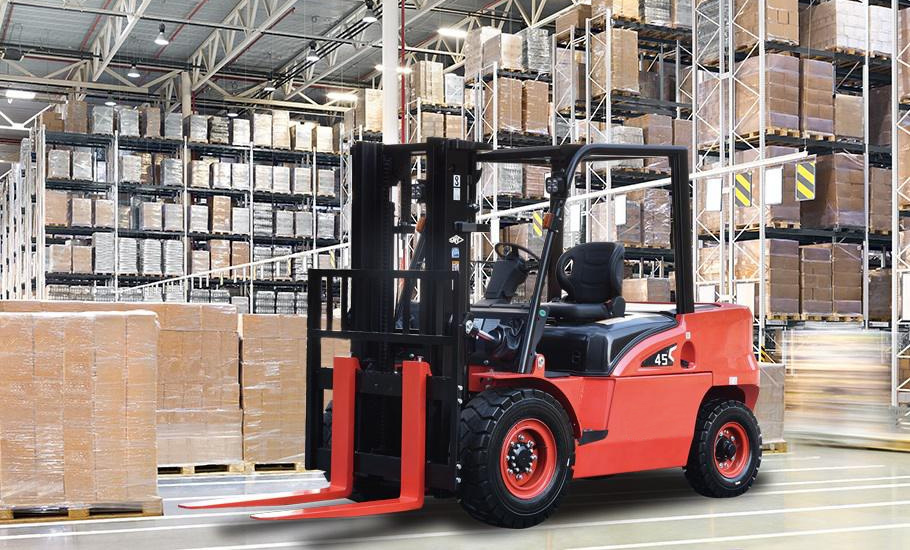 Prevent oil leakage of electric forklift