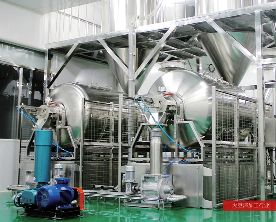 Special horizontal dry mixing machine for milk powder