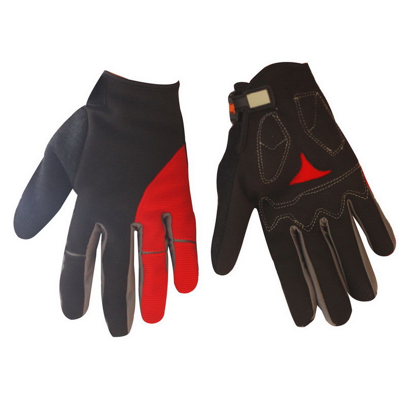 Red rescue safety gloves