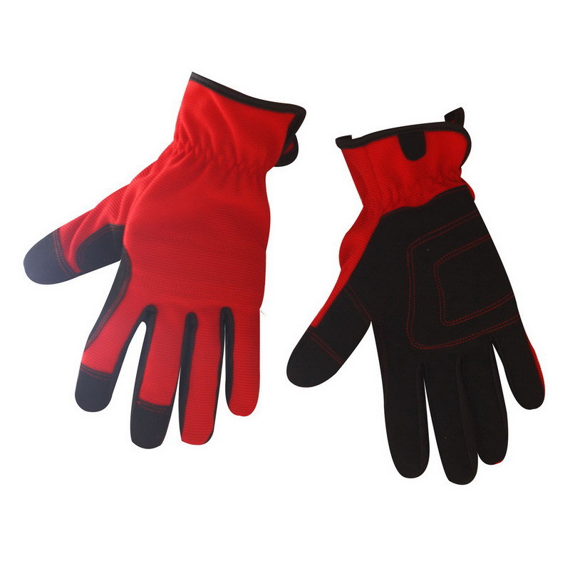 red mechanic glove