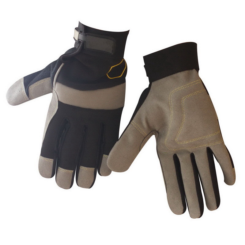 Slip Rresistance Vibration Rresistant Synthetic Leather Work Glove