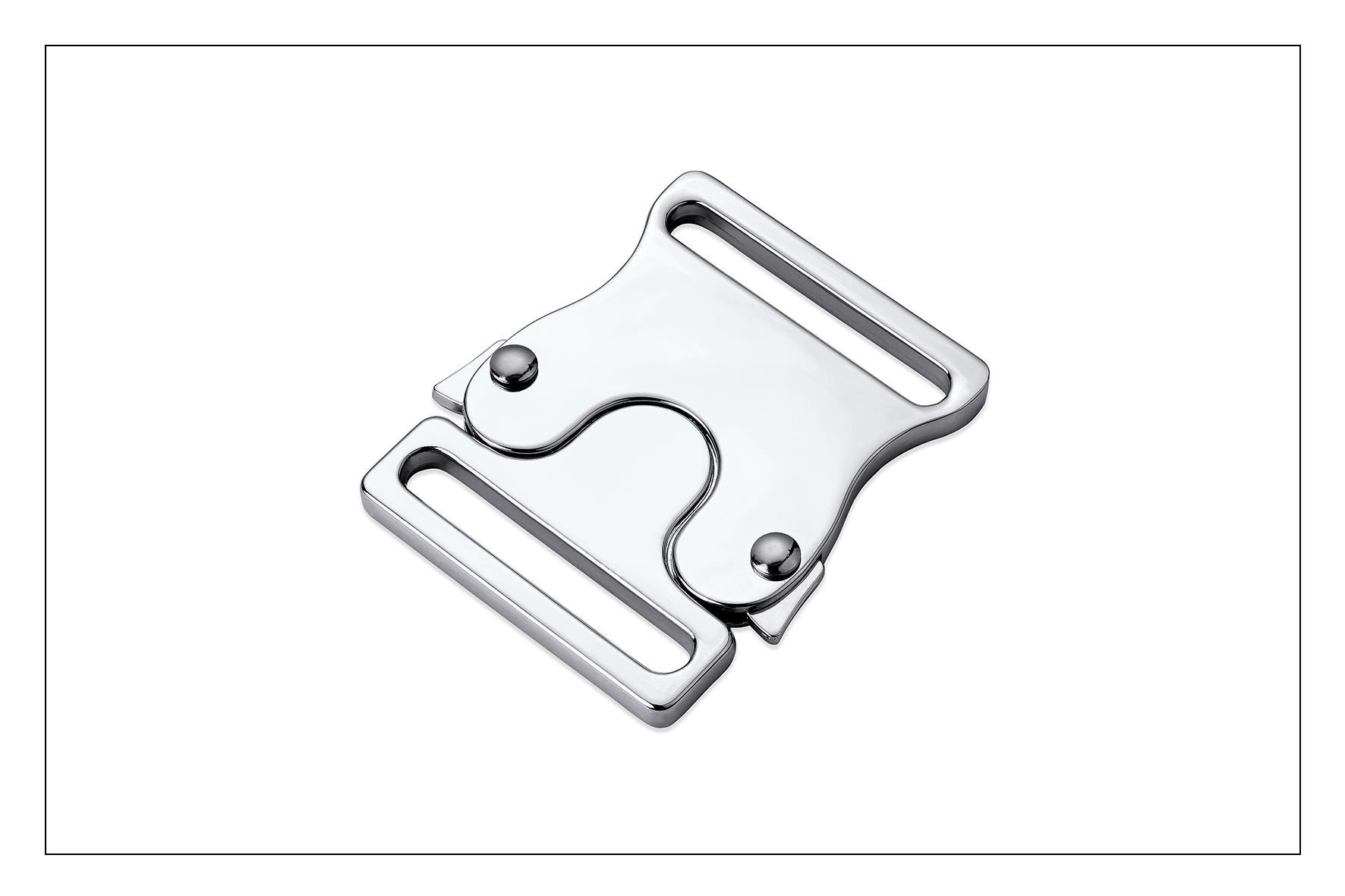 metal side release buckle zinc alloy buckle silver side release buckle ...