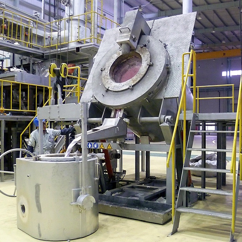 Gas Furnace for Melting Aluminum-Oil Fired Aluminium Melting Furnace-HTGP