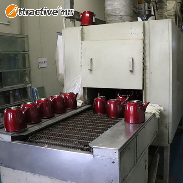 Attractivechina Coating Equipment Solutions Coating Spray Machine Cookware Spray Painting Line