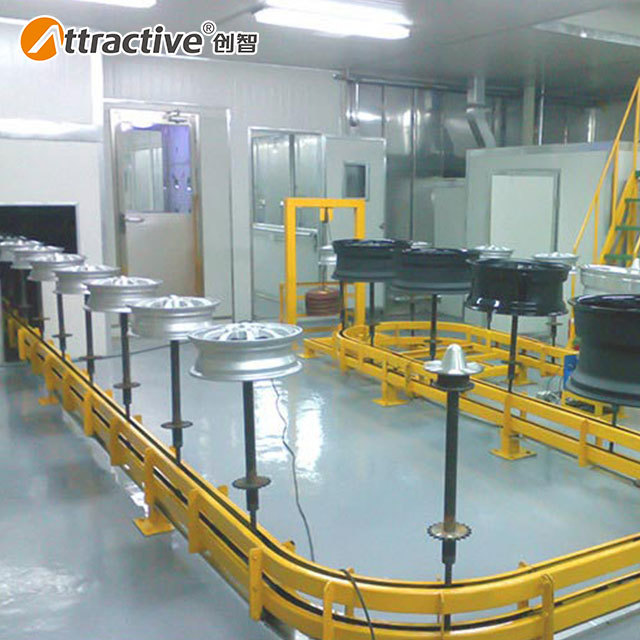 Attractivechina Wheel Hub Spraying Production Line Painting Machinery Coating Pretreatment System