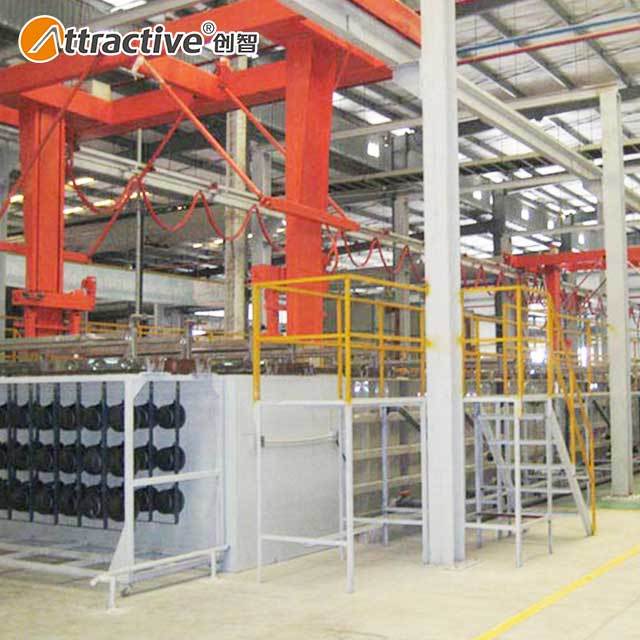 Aluminum Anodizing Equipment Spraying Machine Non Stick Coating Line for Cookware