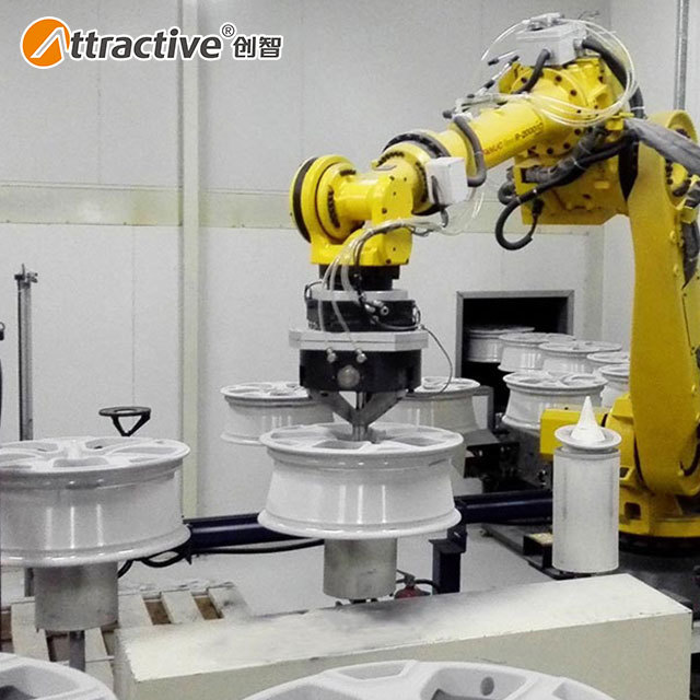 Attractivechina Robot Spraying Paint System Auto Painting Equipment Car Parts Automatic Painting Line