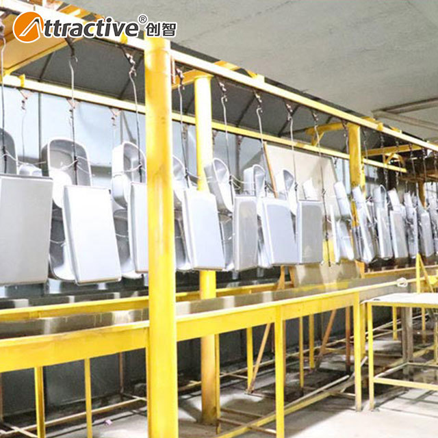 Attractivechina Non-Stick Paint Coating Line Painting Production Line Spraying Line Manufacturer