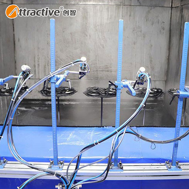 Attractivechina Aluminium Wheels Automatic Paint Line Spraying Machine Coating Line