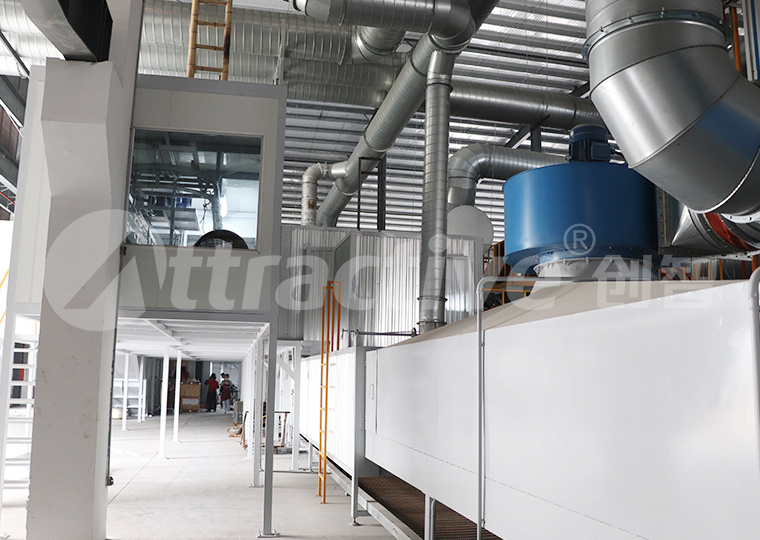 coating production line curing oven