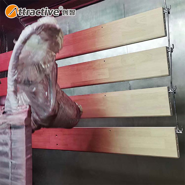 Spray Paint System Automatic Coating Production Line for Manufacture Wood Furniture and Chair