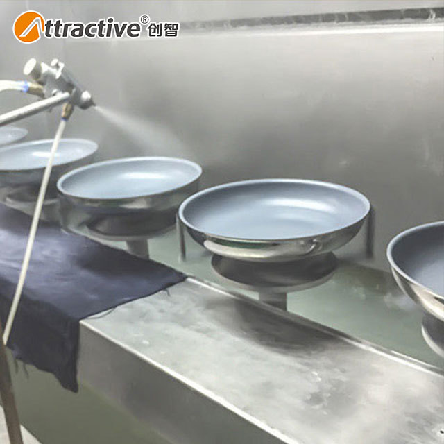 Attractivechina Cookware Painting Production Line Coating Machine Manufacturer Automatic Spraying Equipment