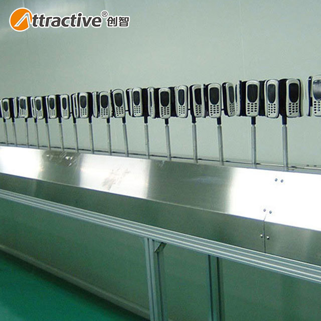 Custom Automatic Coating Line Metal Electrostatic Powder Coating Line with Conveyor