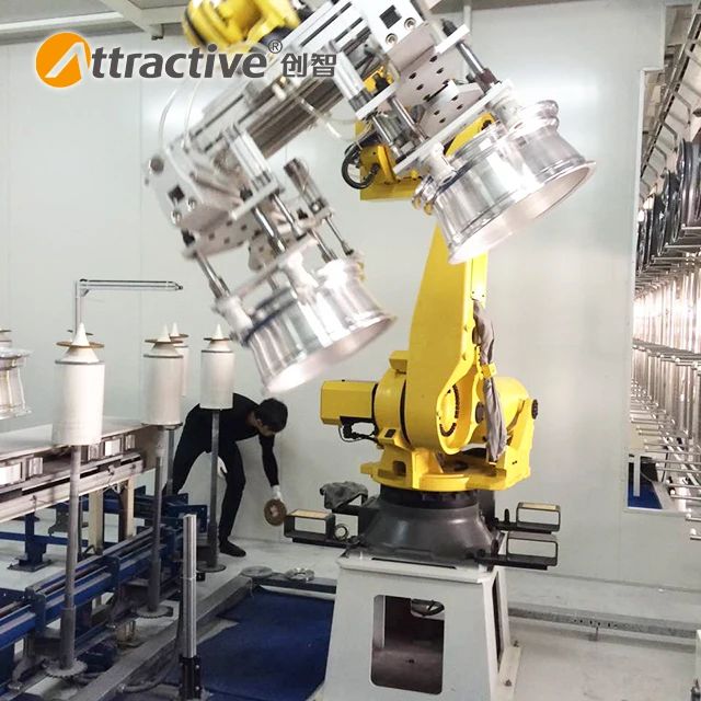 Auto Parts Paint Machine Professional Aluminium Wheel Spraying Line Powder Painting Equipment