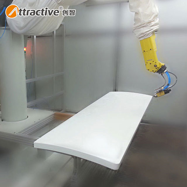 Attractivechina Wood Painting Equipment Electrostatic Spraying Machine Coating Line For Wood Panel Surface