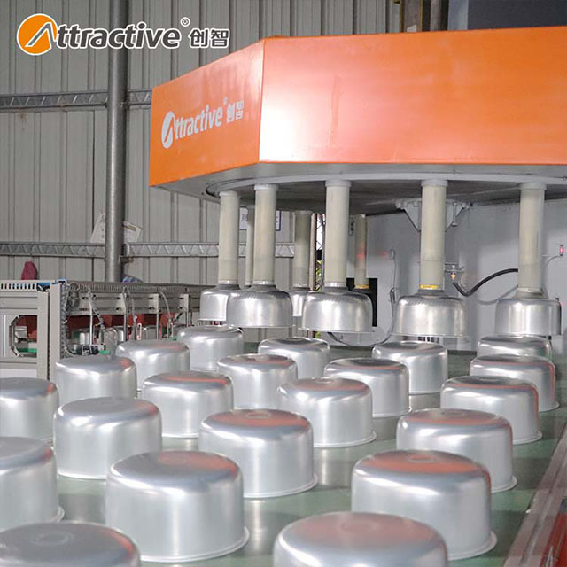 Attractivechina Sand Blasting Machine Manufacturers Cookware Spraying Production Line