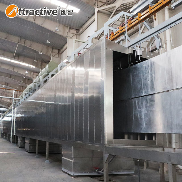 Attractivechina Automatic Aluminum Plate Spray Painting Line Metal Electrostatic Powder Machine Coating Production Line