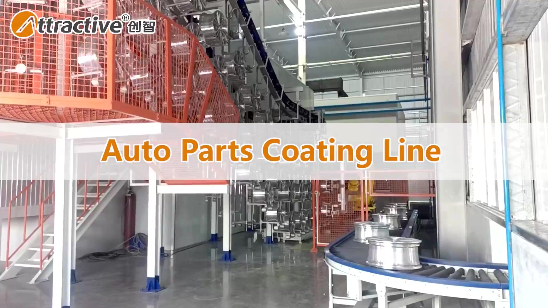 Malaysia Automobile Wheel Powder Coating Line.mp4