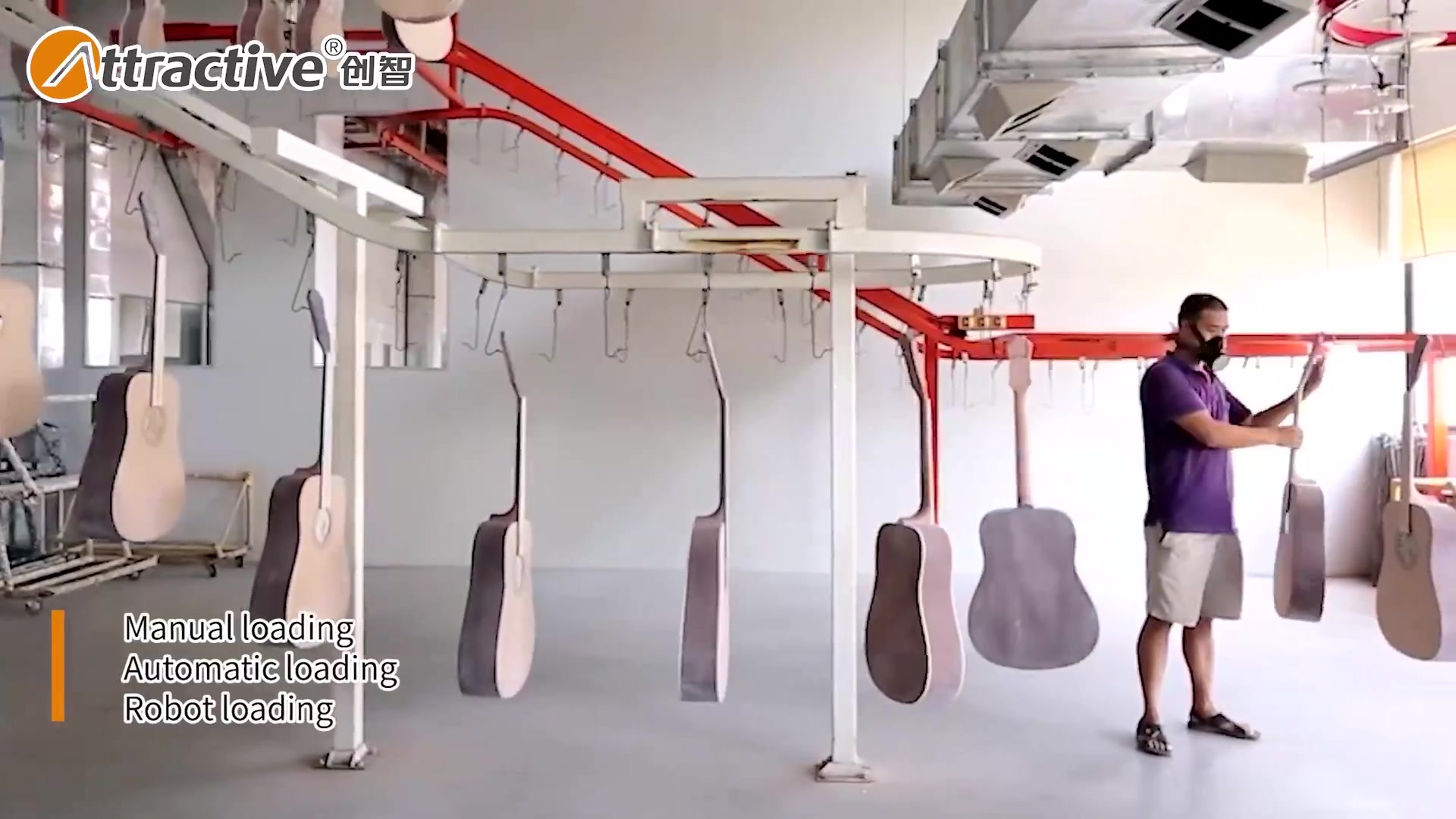 Musical Instruments and Furniture Coating Line.mp4 Musical Instruments and Furniture Coating Line.mp4
