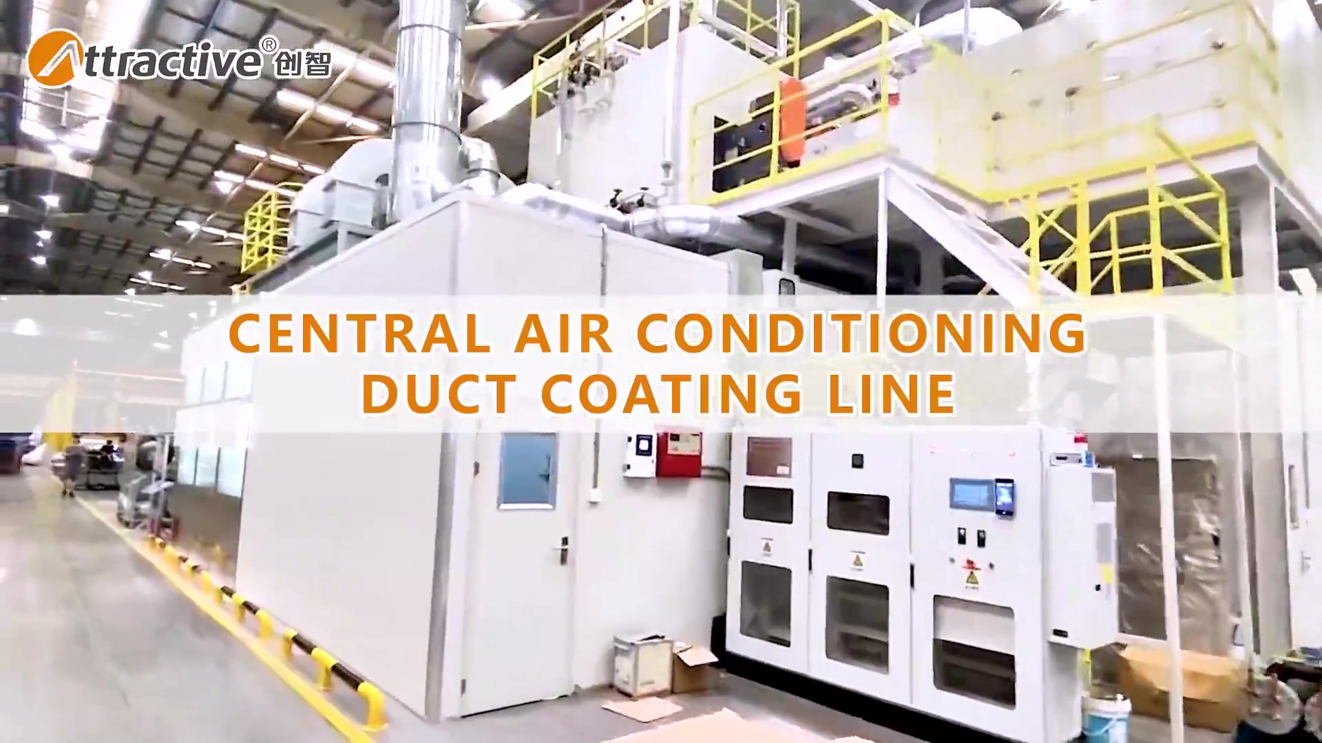 Air Conditioning Pipe Shell Painting Line.mp4