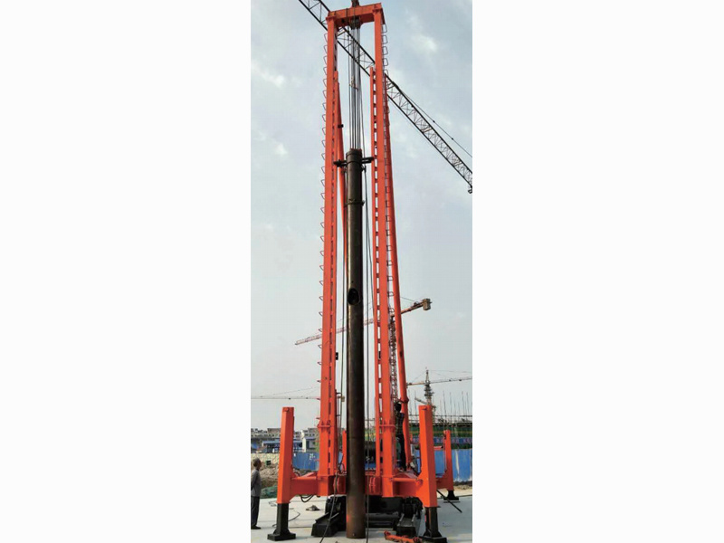 Hydraulic walking type HK10 ramming pile machine