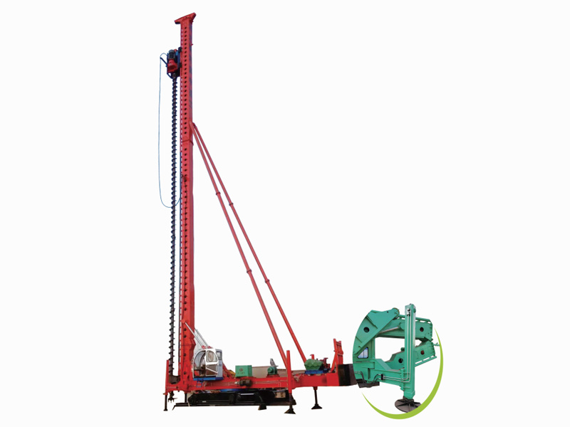 Hydraulic walking CFG (folding) square column pile machine