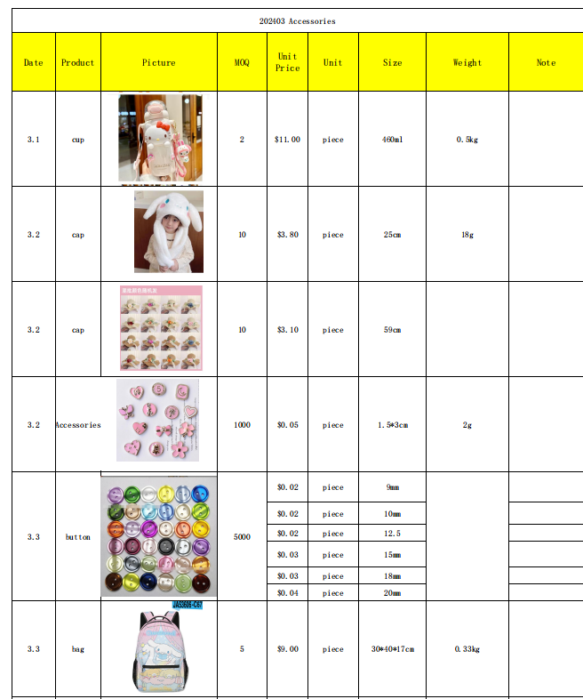 202403 accessories