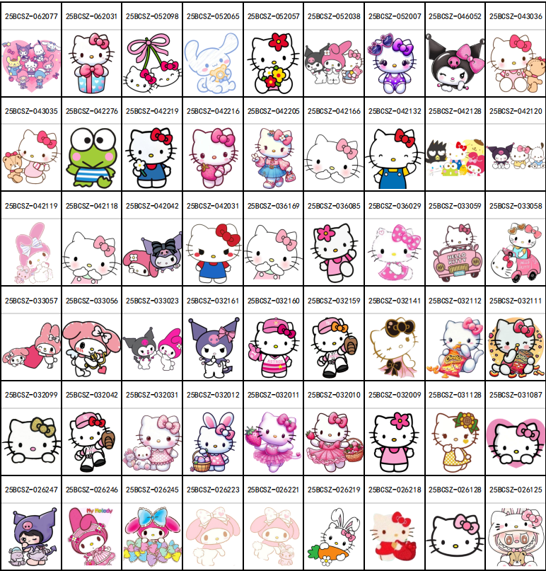 Sanrio Resin Catalog250704
