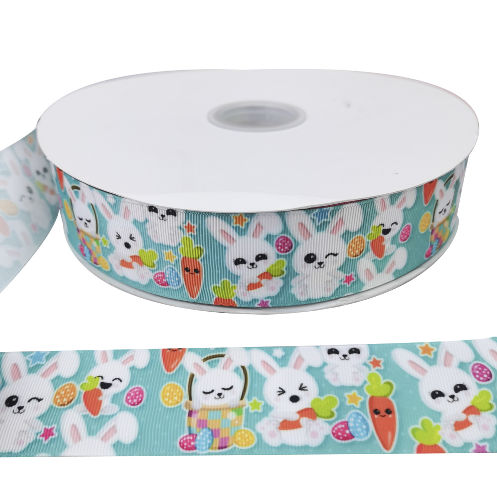 38MM Printed Easter Ribbon 100 Yards per roll  