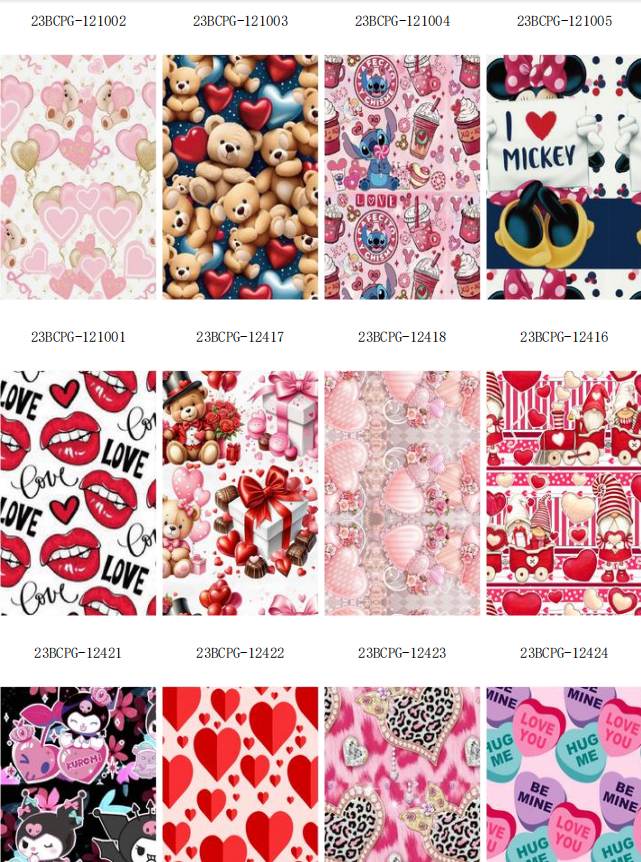 Catálogo de Cuero del Día de San Valentín 240105