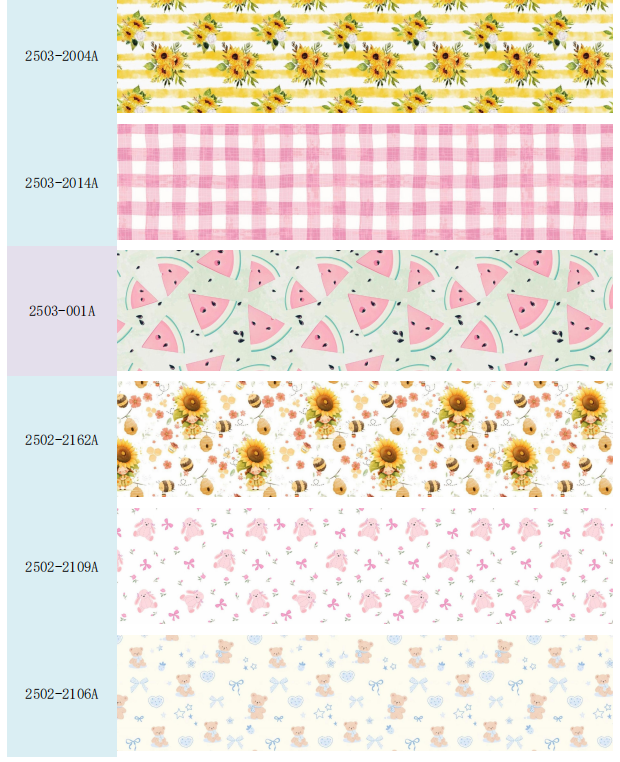 Light colored small patterns 250313