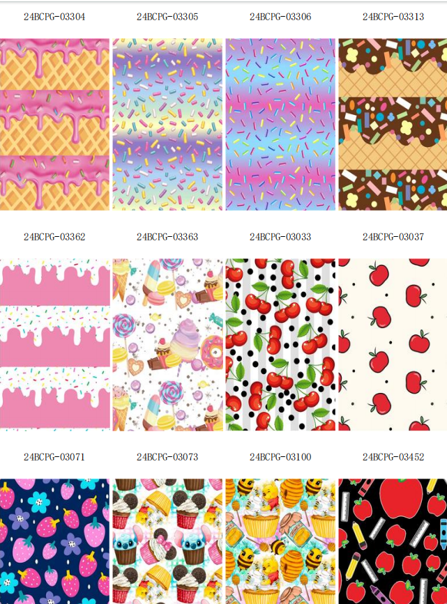 Catálogo de Cuero de Fruta para Postres 240409